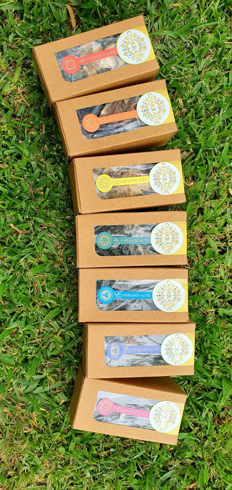 Los siete tés CHAKRASTÉ, una caja para cada chakra